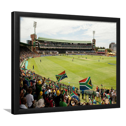 St George's Park Cricket Ground, Stadium Canvas, Sport Art, Gift for him, Framed Art Print Wall Decor, Picture Framed