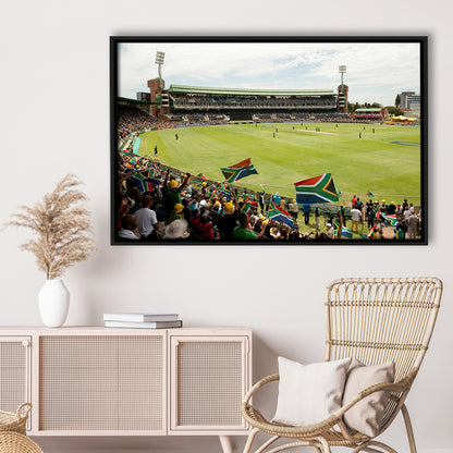 St George's Park Cricket Ground, Stadium Canvas, Sport Art, Framed Canvas Print Wall Art, Floating Frame