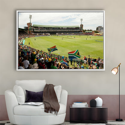 St George's Park Cricket Ground, Stadium Canvas, Sport Art, Framed Canvas Print Wall Art, Floating Frame