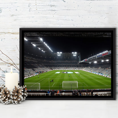St James's Park Stadium, Stadium Canvas, Sport Art, Framed Canvas Print Wall Art, Floating Frame