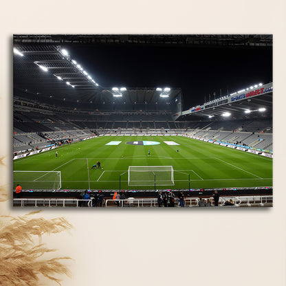 St James's Park Stadium, Stadium Canvas, Sport Art, Gift for him, Man Cave Decor, Art Print, Canvas Print Wall Art