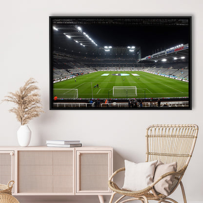 St James's Park Stadium, Stadium Canvas, Sport Art, Framed Canvas Print Wall Art, Floating Frame