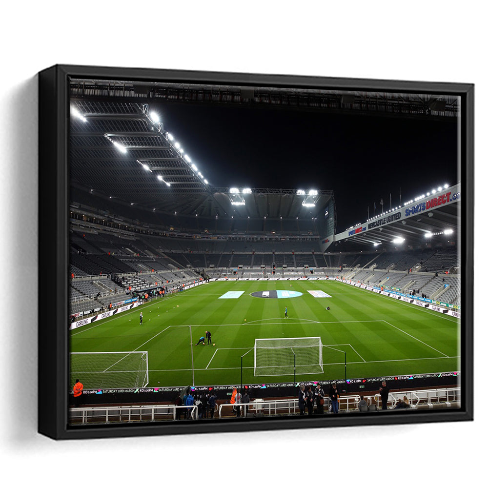 St James's Park Stadium, Stadium Canvas, Sport Art, Framed Canvas Print Wall Art, Floating Frame