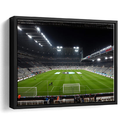 St James's Park Stadium, Stadium Canvas, Sport Art, Framed Canvas Print Wall Art, Floating Frame