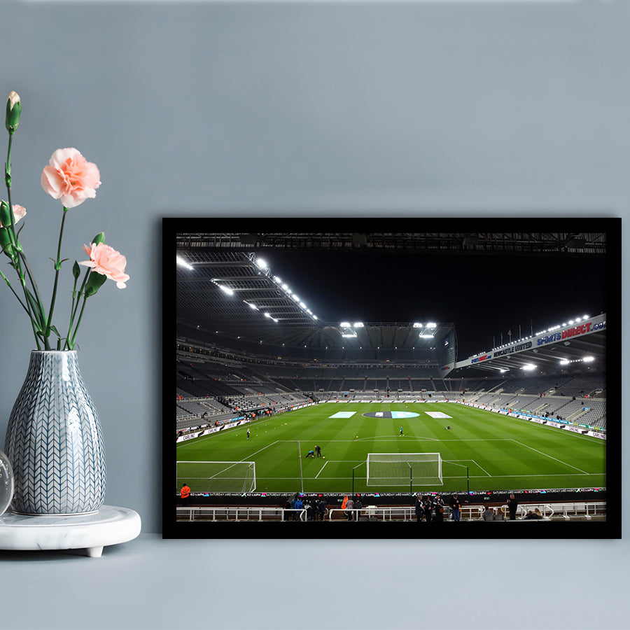 St James's Park Stadium, Stadium Canvas, Sport Art, Gift for him, Framed Art Print Wall Decor, Picture Framed