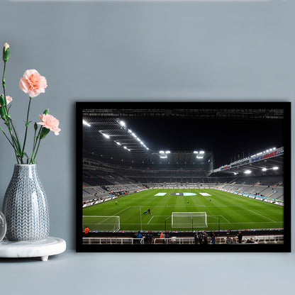 St James's Park Stadium, Stadium Canvas, Sport Art, Gift for him, Framed Art Print Wall Decor, Picture Framed