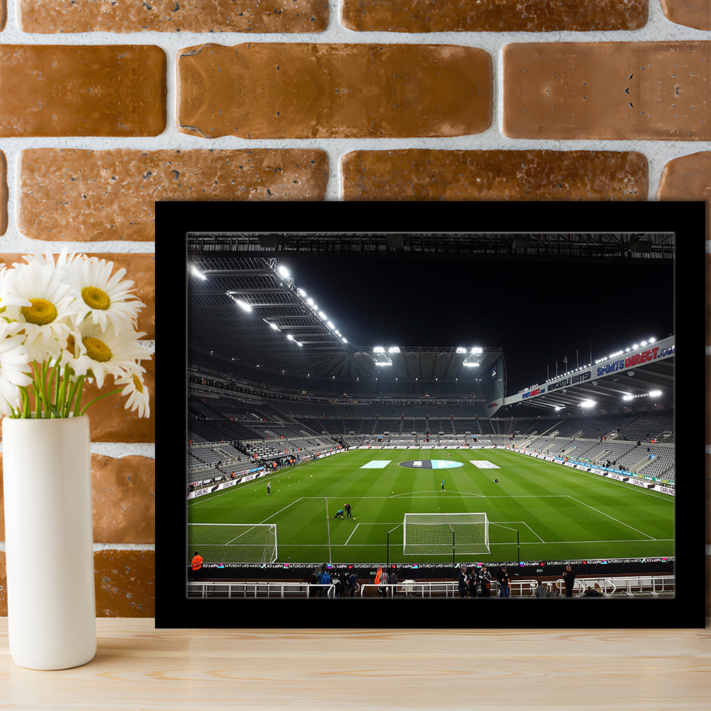 St James's Park Stadium, Stadium Canvas, Sport Art, Gift for him, Framed Art Print Wall Decor, Picture Framed