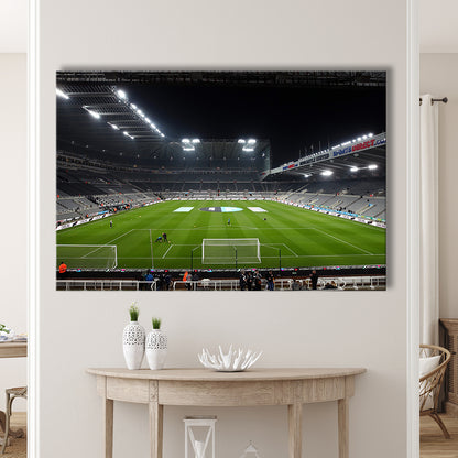 St James's Park Stadium, Stadium Canvas, Sport Art, Gift for him, Man Cave Decor, Art Print, Canvas Print Wall Art