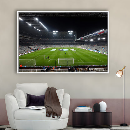 St James's Park Stadium, Stadium Canvas, Sport Art, Framed Canvas Print Wall Art, Floating Frame