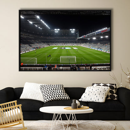St James's Park Stadium, Stadium Canvas, Sport Art, Framed Canvas Print Wall Art, Floating Frame