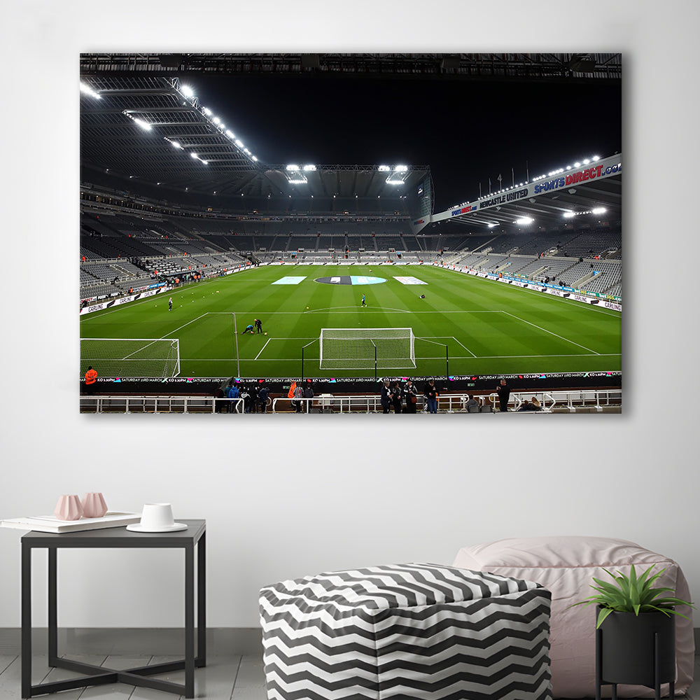 St James's Park Stadium, Stadium Canvas, Sport Art, Gift for him, Man Cave Decor, Art Print, Canvas Print Wall Art
