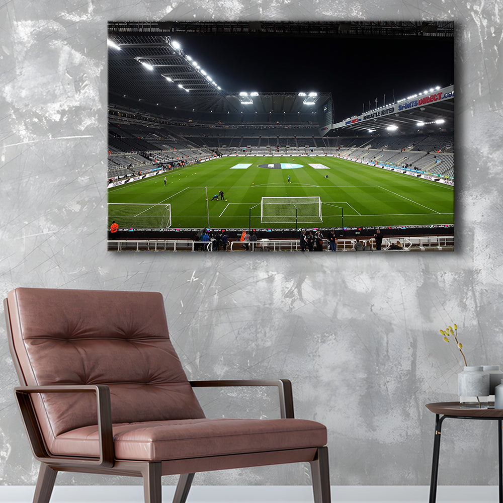 St James's Park Stadium, Stadium Canvas, Sport Art, Gift for him, Man Cave Decor, Art Print, Canvas Print Wall Art