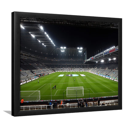 St James's Park Stadium, Stadium Canvas, Sport Art, Gift for him, Framed Art Print Wall Decor, Picture Framed