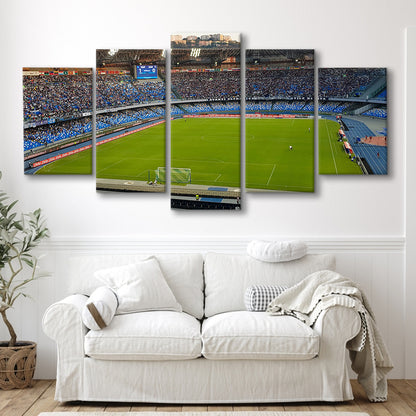 Stadio Olimpico, Stadium Canvas, Sport Art, Fan Gifts, 5 Panel, Large Canvas, Canvas Print Wall Art