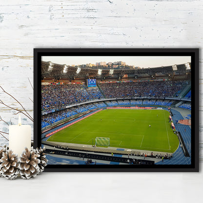 Stadio Olimpico, Stadium Canvas, Sport Art, Fan Gifts, Framed Canvas Print Wall Art, Floating Frame