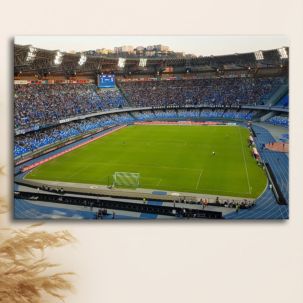 Stadio Olimpico, Stadium Canvas, Sport Art, Fan Gifts, Man Cave Decor, Art Print, Canvas Print Wall Art