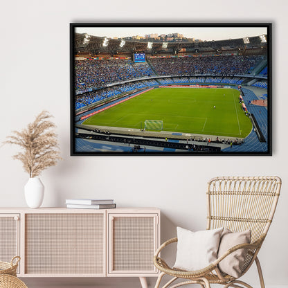 Stadio Olimpico, Stadium Canvas, Sport Art, Fan Gifts, Framed Canvas Print Wall Art, Floating Frame