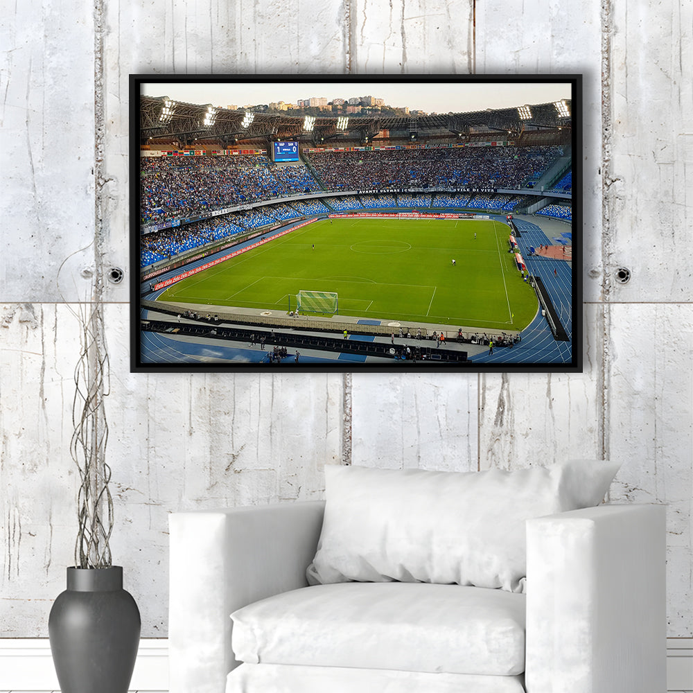 Stadio Olimpico, Stadium Canvas, Sport Art, Fan Gifts, Framed Canvas Print Wall Art, Floating Frame