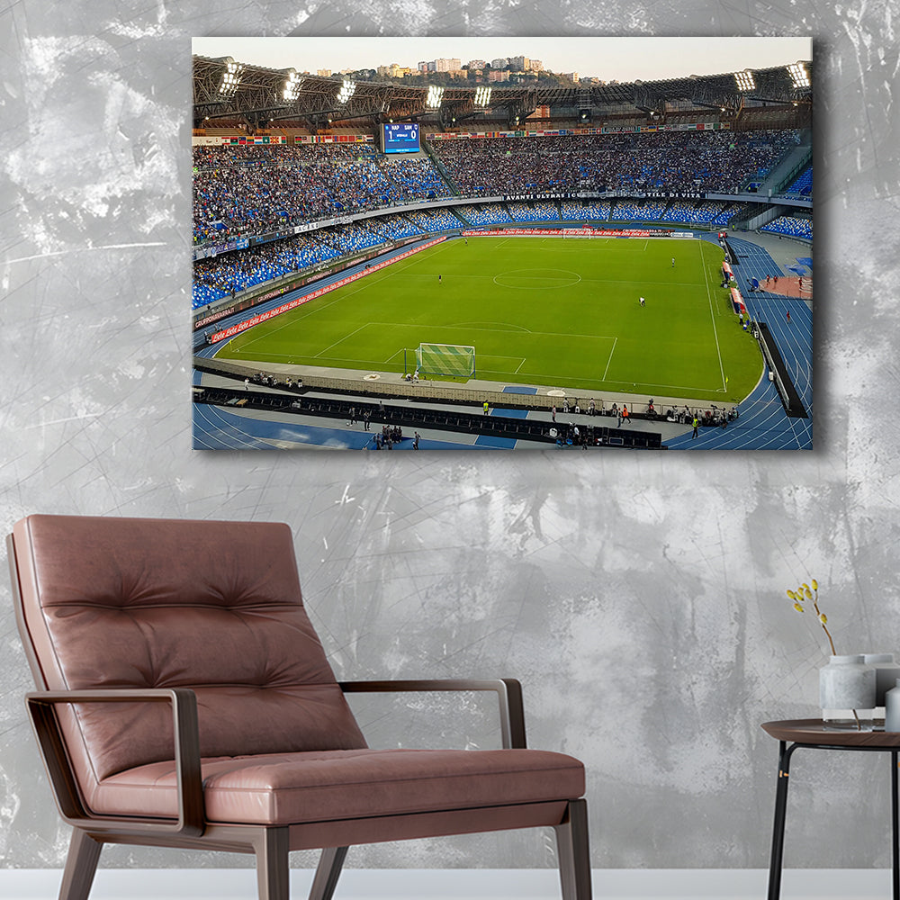 Stadio Olimpico, Stadium Canvas, Sport Art, Fan Gifts, Man Cave Decor, Art Print, Canvas Print Wall Art