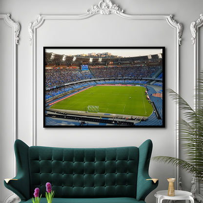 Stadio Olimpico, Stadium Canvas, Sport Art, Fan Gifts, Framed Art Print Wall Decor, Picture Framed