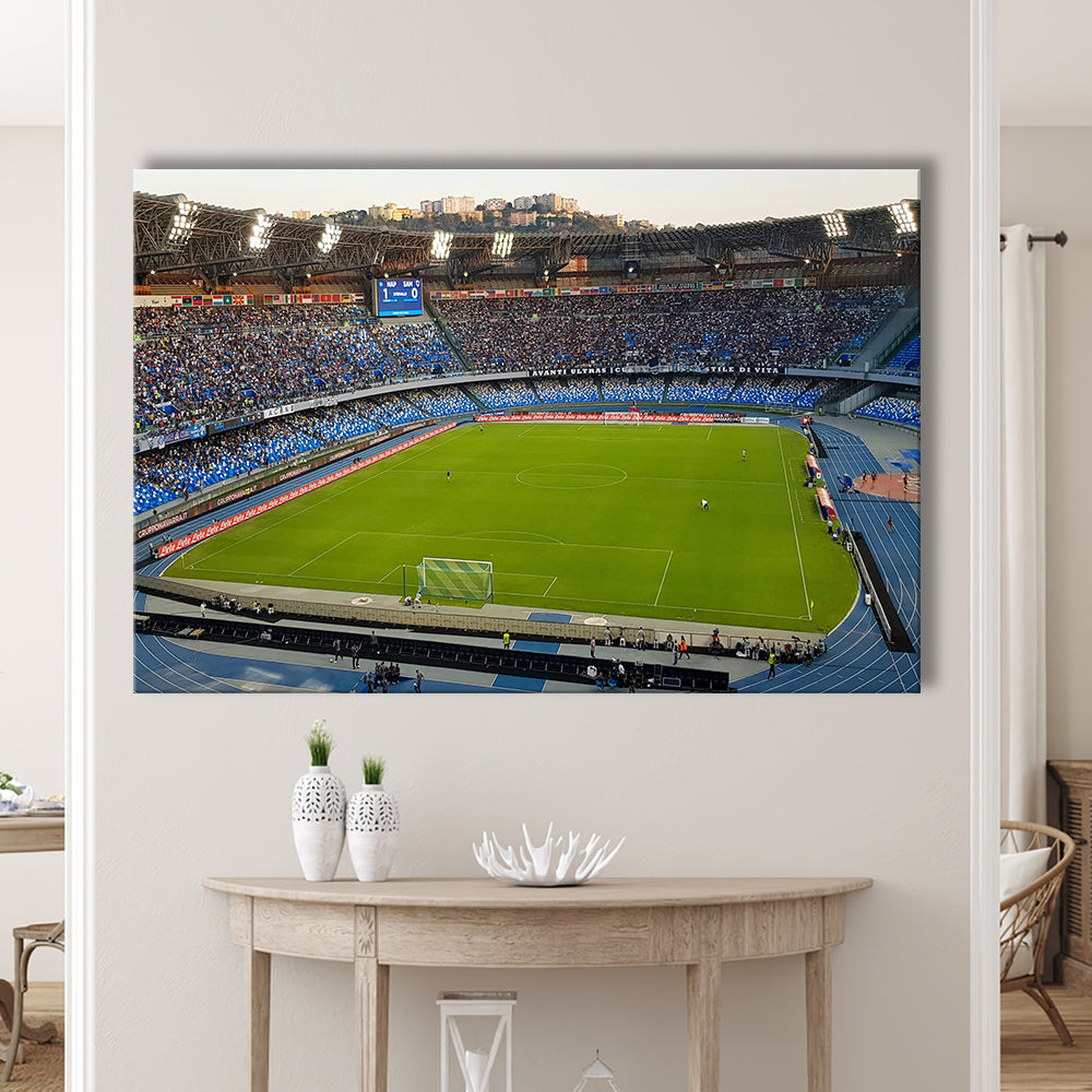Stadio Olimpico, Stadium Canvas, Sport Art, Fan Gifts, Man Cave Decor, Art Print, Canvas Print Wall Art