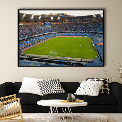 Stadio Olimpico, Stadium Canvas, Sport Art, Fan Gifts, Framed Canvas Print Wall Art, Floating Frame