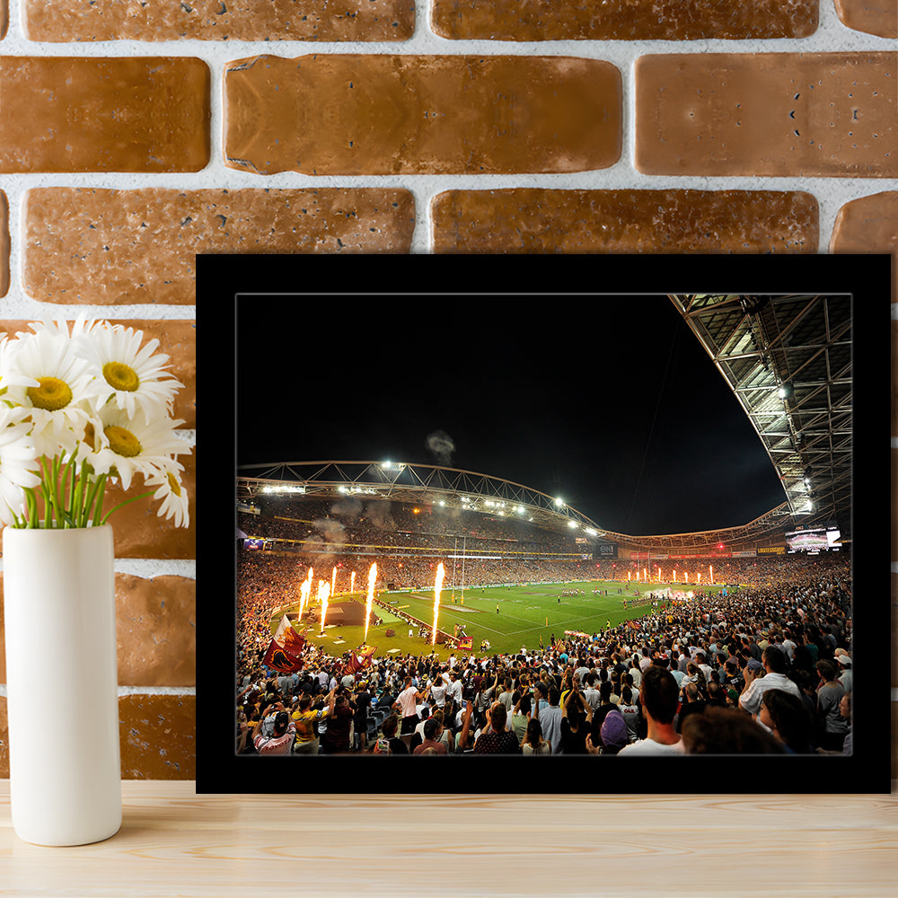 Stadium Australia, Stadium Canvas, Sport Art, Gift for him, Framed Art Print Wall Decor, Picture Framed