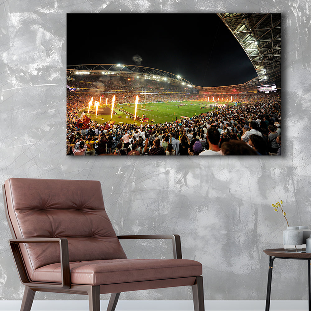 Stadium Australia, Stadium Canvas, Sport Art, Gift for him, Man Cave Decor, Art Print, Canvas Print Wall Art