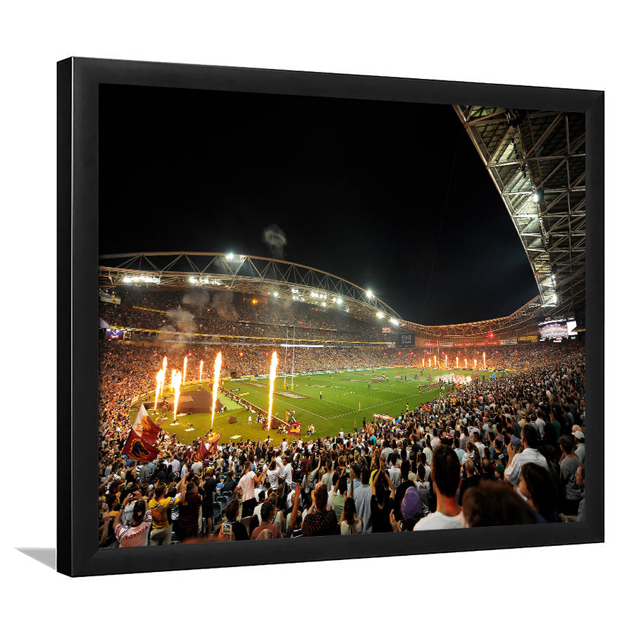 Stadium Australia, Stadium Canvas, Sport Art, Gift for him, Framed Art Print Wall Decor, Picture Framed
