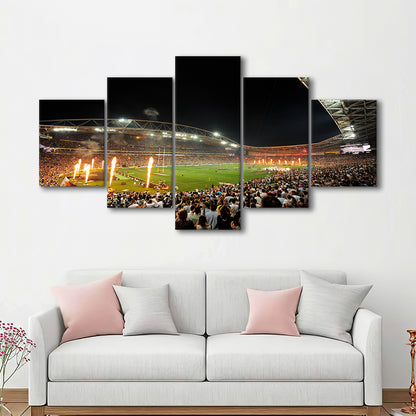 Stadium Australia, Stadium Canvas, Sport Art, Gift for him, 5 Panel, Large Canvas, Canvas Print Wall Art