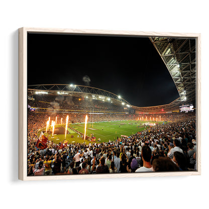 Stadium Australia, Stadium Canvas, Sport Art, Framed Canvas Print Wall Art, Floating Frame