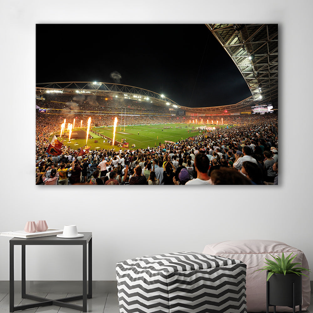 Stadium Australia, Stadium Canvas, Sport Art, Gift for him, Man Cave Decor, Art Print, Canvas Print Wall Art