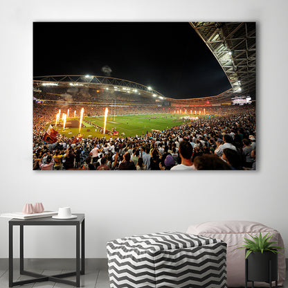 Stadium Australia, Stadium Canvas, Sport Art, Gift for him, Man Cave Decor, Art Print, Canvas Print Wall Art