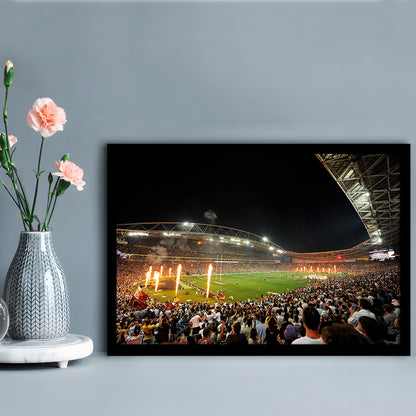 Stadium Australia, Stadium Canvas, Sport Art, Gift for him, Framed Art Print Wall Decor, Picture Framed
