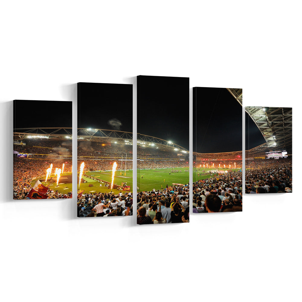 Stadium Australia, Stadium Canvas, Sport Art, Gift for him, 5 Panel, Large Canvas, Canvas Print Wall Art