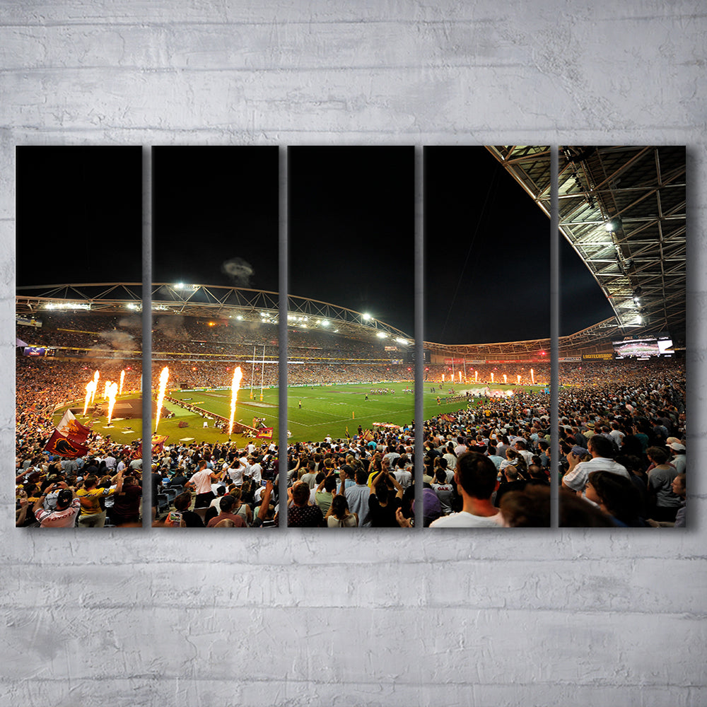 Stadium Australia, Stadium Canvas, Sport Art, 5 Panel B, Extra Large Canvas, Canvas Print Wall Art