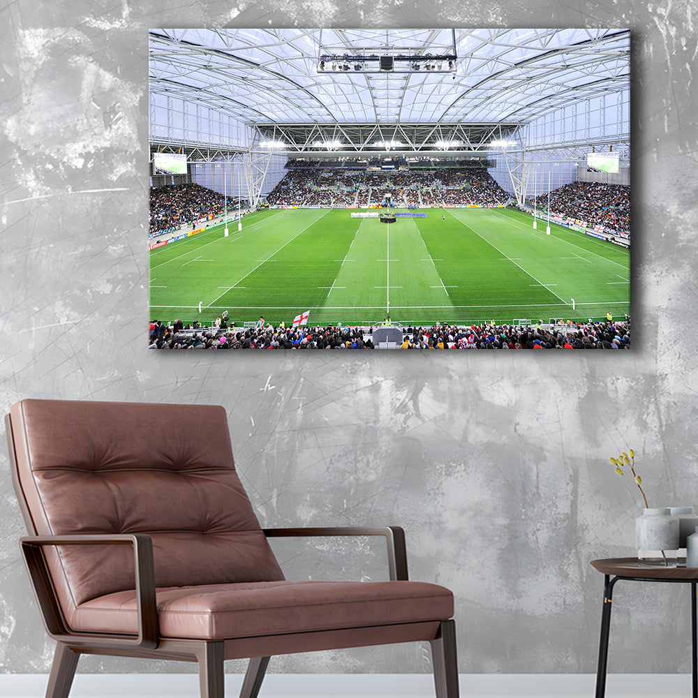 Stadium Forsyth Barr, Stadium Canvas, Sport Art, Gift for him, Man Cave Decor, Art Print, Canvas Print Wall Art