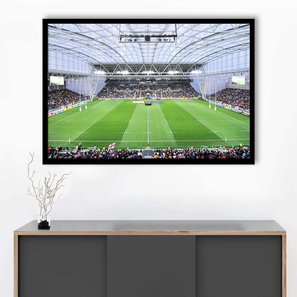 Stadium Forsyth Barr, Stadium Canvas, Sport Art, Gift for him, Framed Art Print Wall Decor, Picture Framed