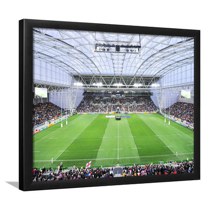 Stadium Forsyth Barr, Stadium Canvas, Sport Art, Gift for him, Framed Art Print Wall Decor, Picture Framed