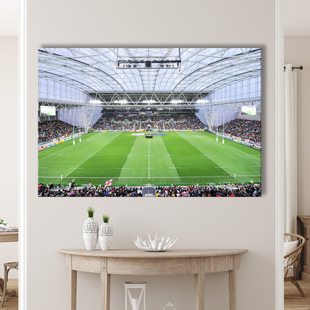 Stadium Forsyth Barr, Stadium Canvas, Sport Art, Gift for him, Man Cave Decor, Art Print, Canvas Print Wall Art