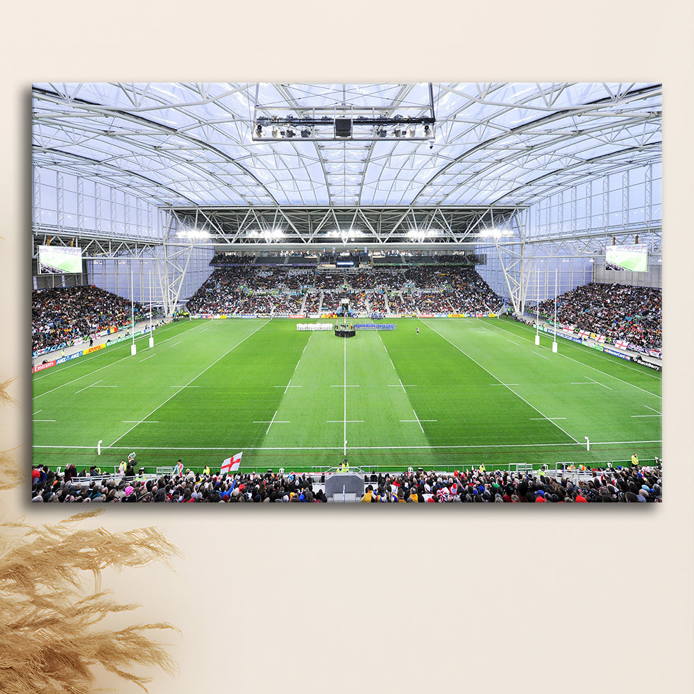 Stadium Forsyth Barr, Stadium Canvas, Sport Art, Gift for him, Man Cave Decor, Art Print, Canvas Print Wall Art