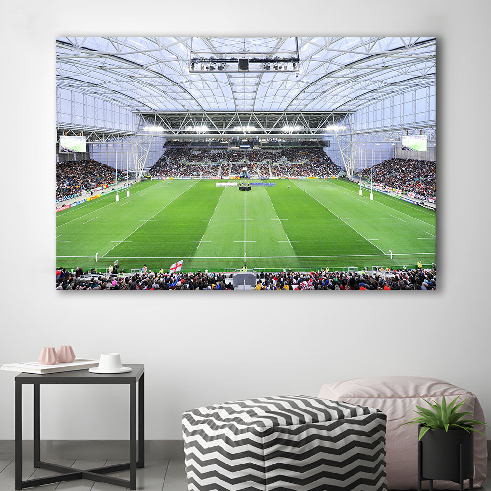 Stadium Forsyth Barr, Stadium Canvas, Sport Art, Gift for him, Man Cave Decor, Art Print, Canvas Print Wall Art
