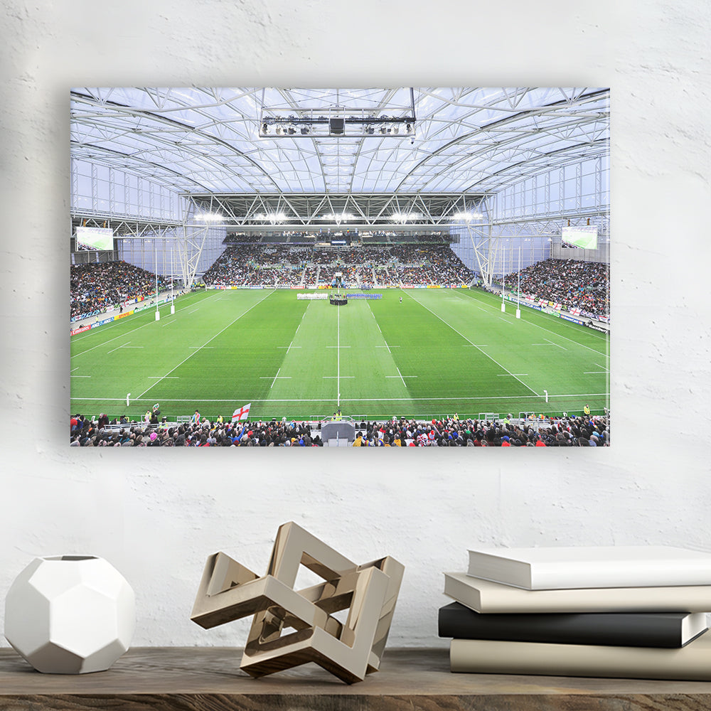 Stadium Forsyth Barr, Stadium Canvas, Sport Art, Gift for him, Man Cave Decor, Art Print, Canvas Print Wall Art