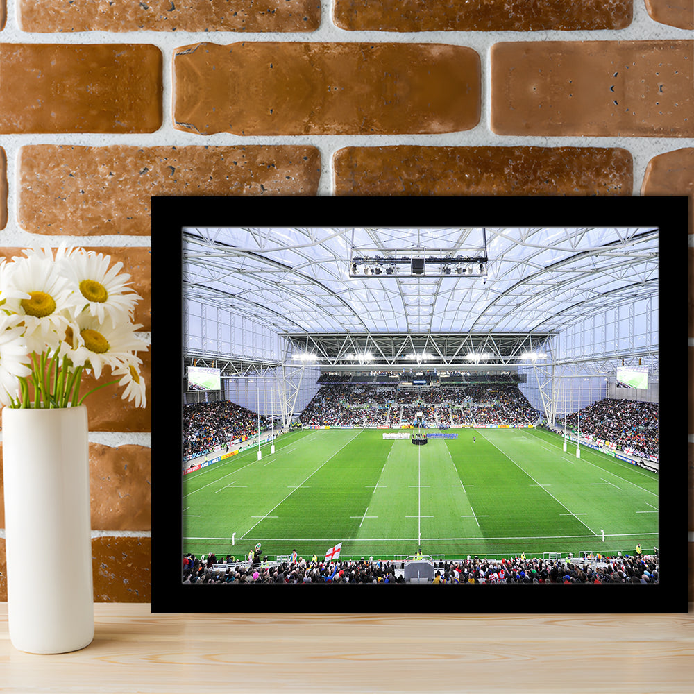Stadium Forsyth Barr, Stadium Canvas, Sport Art, Gift for him, Framed Art Print Wall Decor, Picture Framed