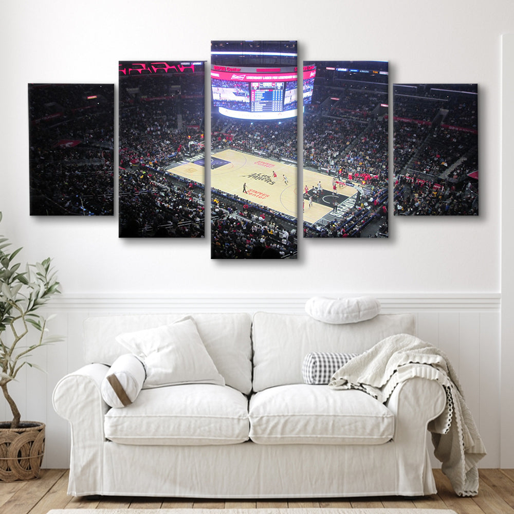 Stadium Journey in Staples, Stadium Canvas, Sport Art, Gift for him, 5 Panel, Large Canvas, Canvas Print Wall Art