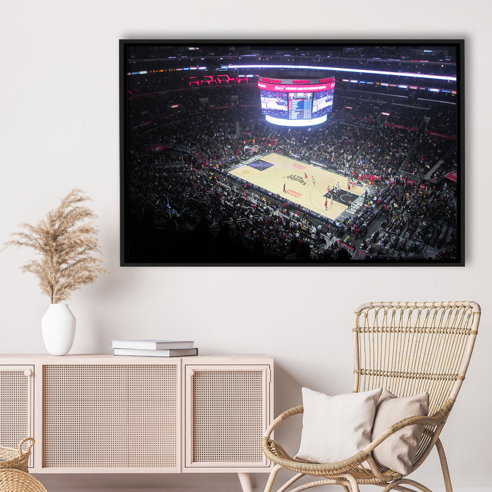 Stadium Journey in Staples, Stadium Canvas, Sport Art, Framed Canvas Print Wall Art, Floating Frame