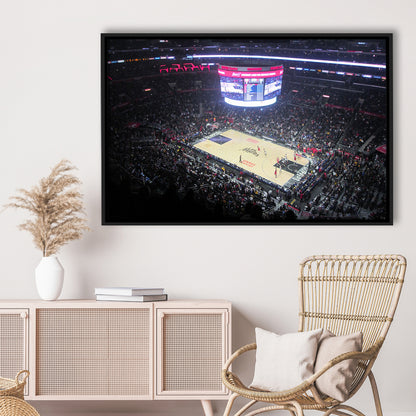 Stadium Journey in Staples, Stadium Canvas, Sport Art, Framed Canvas Print Wall Art, Floating Frame