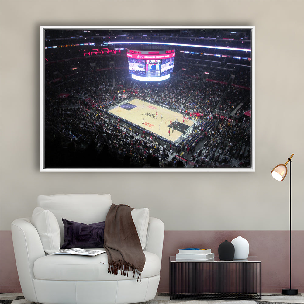 Stadium Journey in Staples, Stadium Canvas, Sport Art, Framed Canvas Print Wall Art, Floating Frame