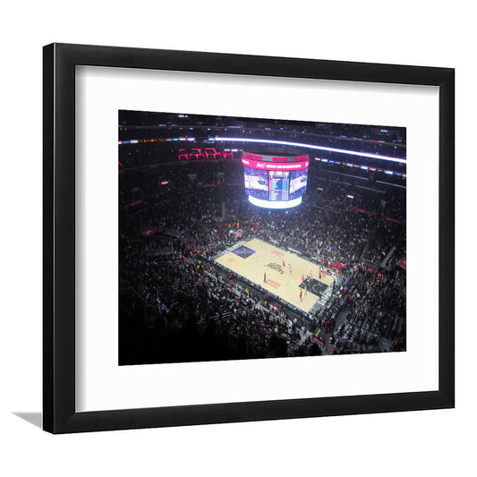 Stadium Journey in Staples, Stadium Canvas, Sport Art, Gift for him, White Border Framed Art Print Wall Decor