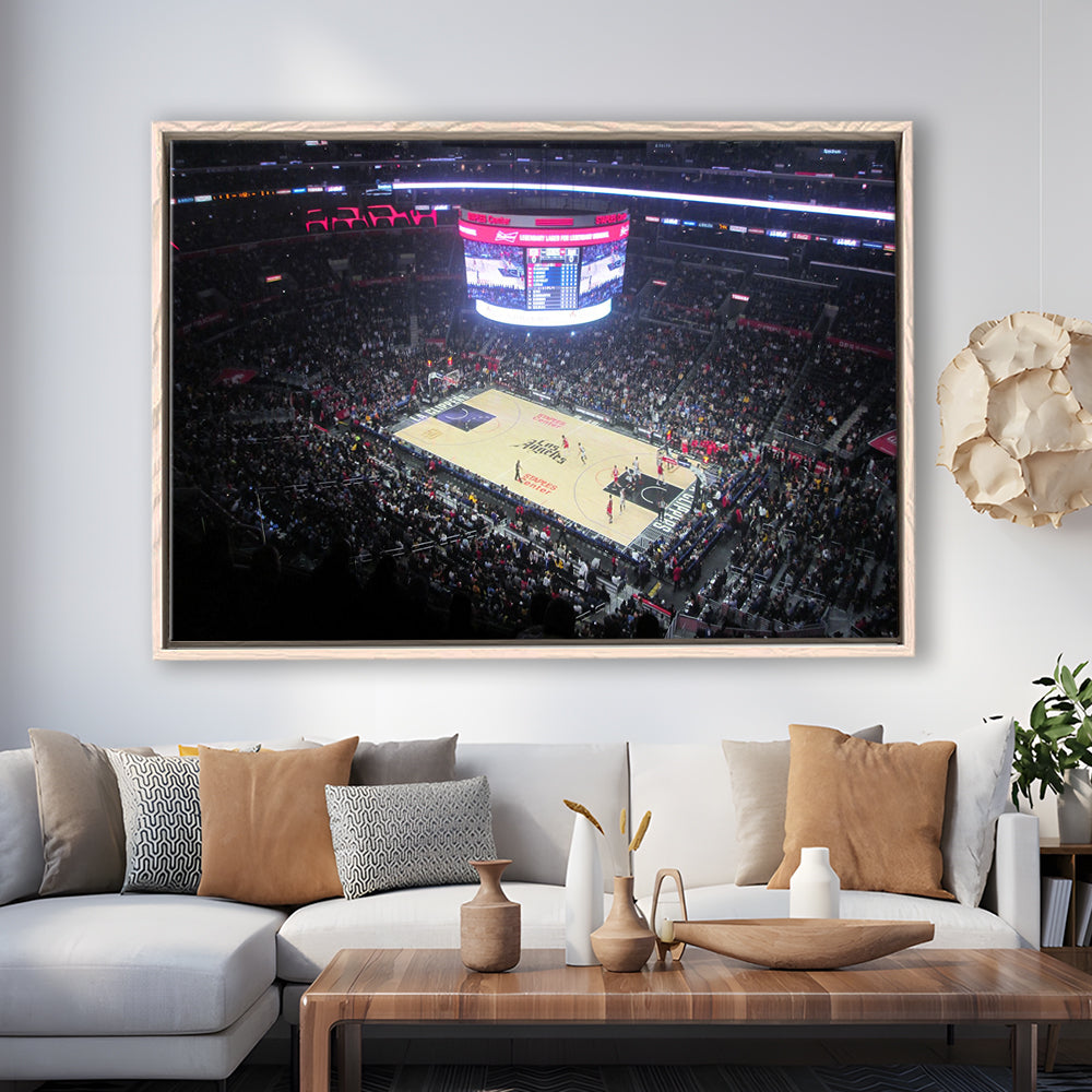 Stadium Journey in Staples, Stadium Canvas, Sport Art, Framed Canvas Print Wall Art, Floating Frame